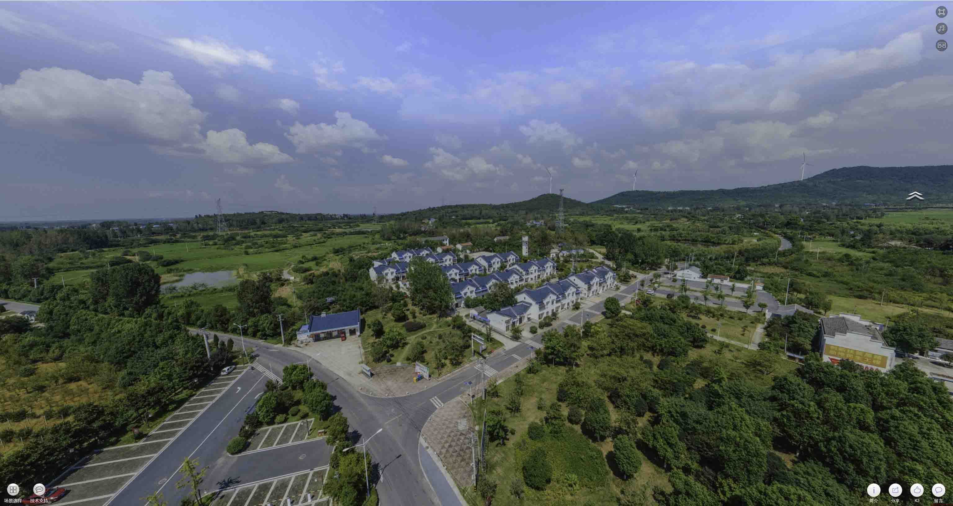 熊口镇360全景拍摄：记录生活每一刻的完整视角——在手绘地图中的创意应用
